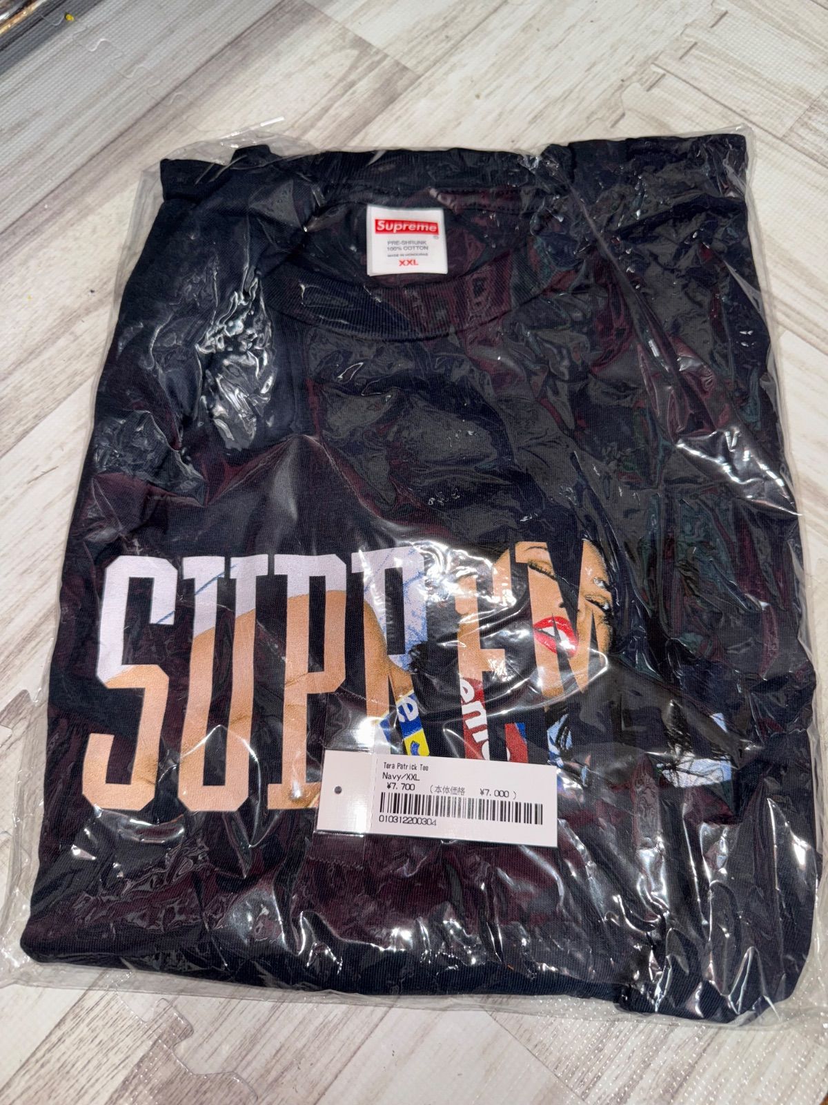 新品未使用】Supreme Tera Patrick Tee、NAVYカラー、XXLサイズ
