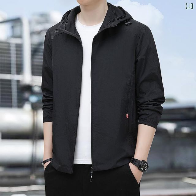 種類34：2XL/A：ダークブルー#無しCAP22 メンズ ファッション 服 男性用 オシャレ シンプル 大人 かっこいい 大きいサイズ ストリート 紳士服 日焼け防止 服 冷感 速乾 通気性 ウインドブレーカー 夏 薄手 コート カジュアル アウトドア 釣り