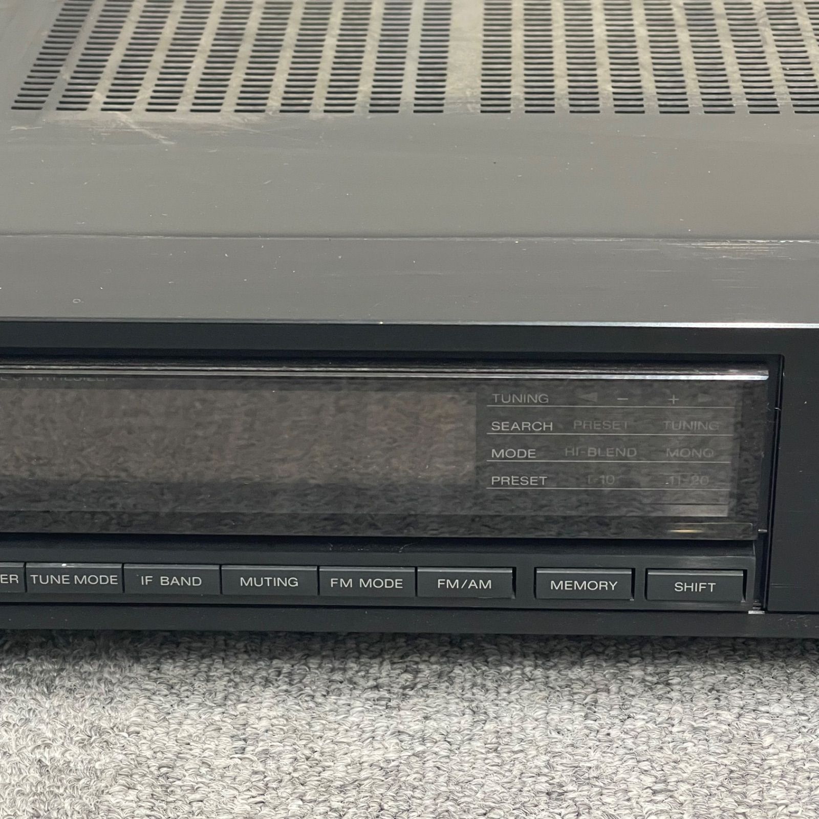 NPA】ジャンク SONY ソニー FM AM チューナー ST-S333ESX Ⅱ レトロ