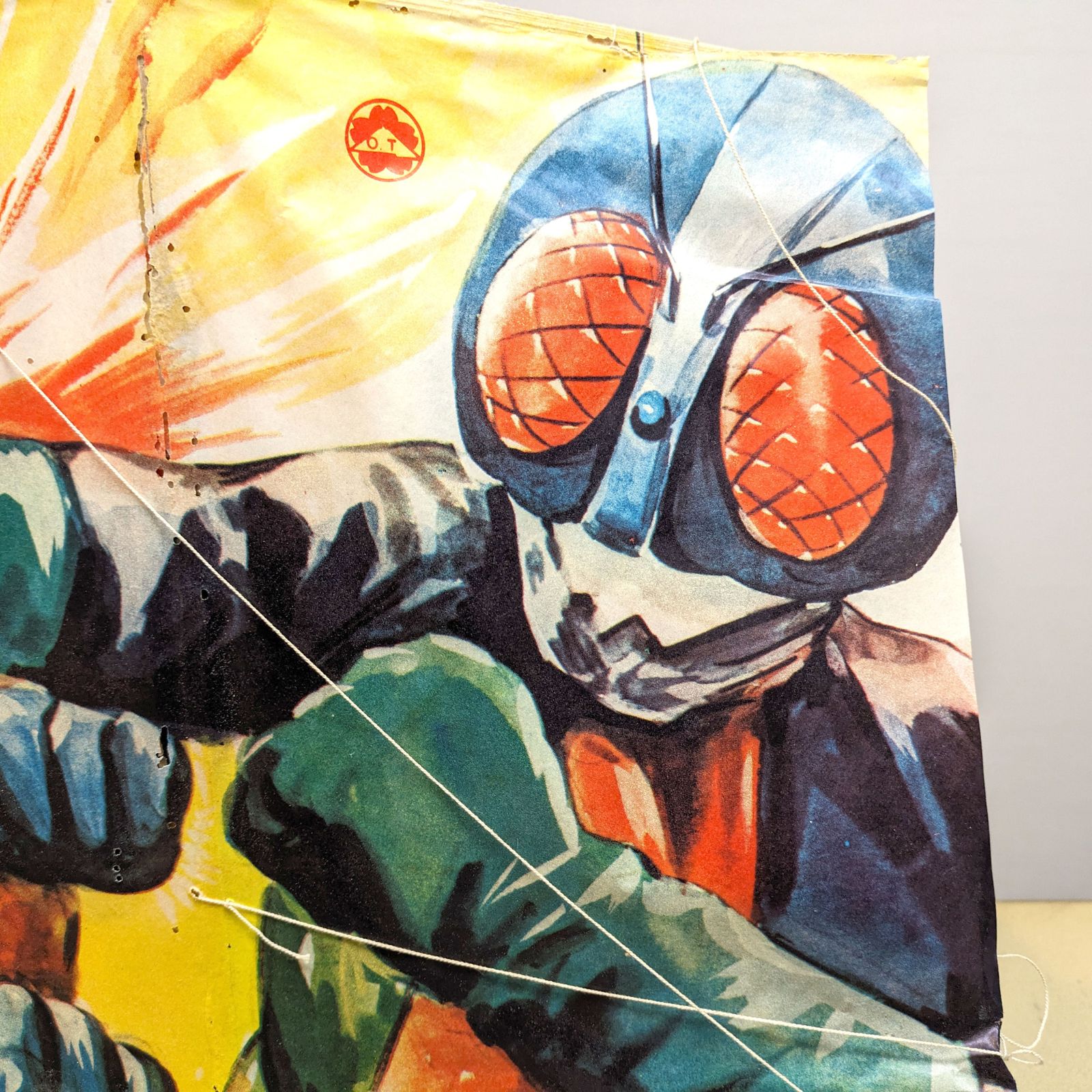 和凧 仮面ライダー 石森プロ 昭和レトロ 10枚セット No.240207-08 梱包サイズ100