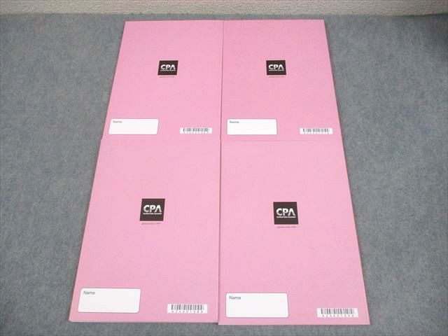 CPA会計学院 公認会計士講座 租税法 速習講義 速習レジュメ1〜4 2024年合格目標 未使用品 計4冊 032M4D CPA会計学院 公認会計士講座 租税法 速習講義 速習レジュメ1〜
