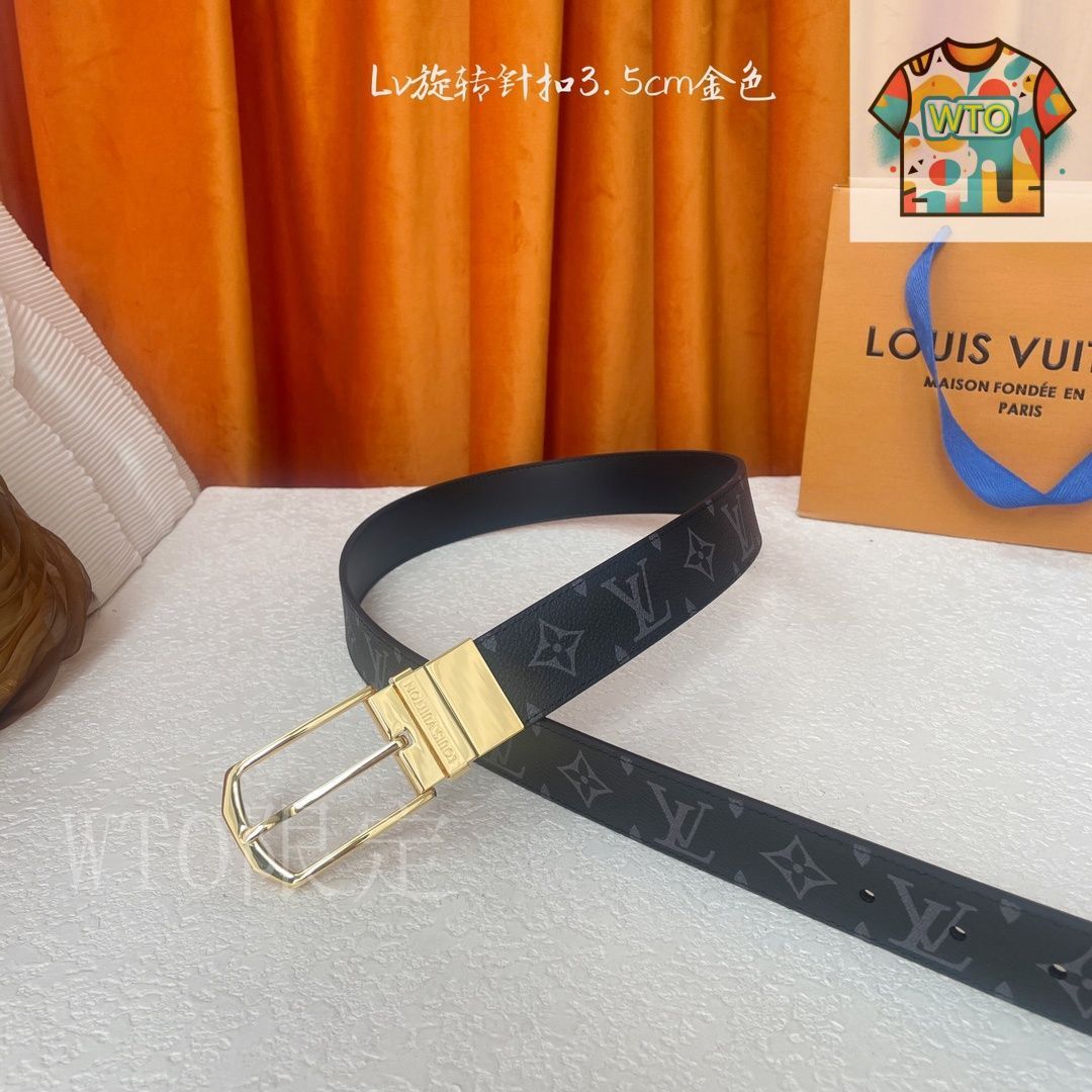 Louis Vuitton レザー ベルト プレート付き 今日特価】Louis Vuitton ルイヴィトン レザーベルト-1 - メルカリ