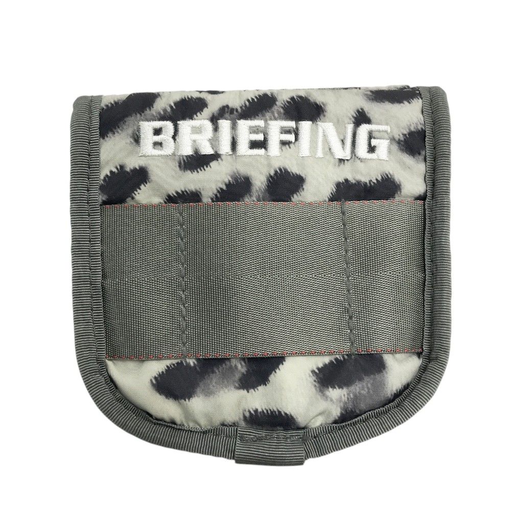 BRIEFING GOLF ブリーフィング  マレット型 ヘッドカバー レオパード 総柄 グレー系 PT [240101346355] ゴルフウェア ストスト