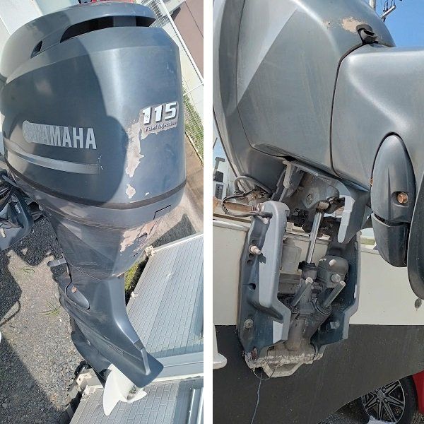 中古現品限り ヤマハ UF23 船外機115馬力 F115A ※送料別途商品※ - メルカリ