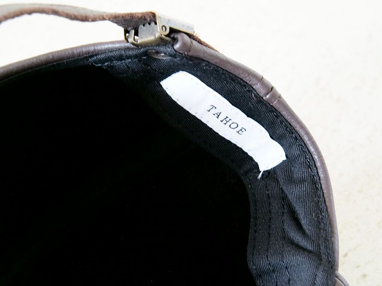 新品　ニューヨークハット　別注　レザーキャップ　ブラウン NEWYORK HAT ニューヨークハット 別注 レザーキャップ ブラウン