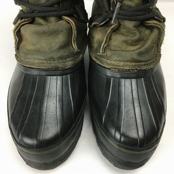 SOREL/ソレル　ALPINE　size24.0程度　Vintage カナダ製　スノーブーツ　ライナー付き　オリーブ　カーキー　管No.WM39 SOREL/ソレル ALPINE size24.0程度 Vintage カナダ製 スノーブーツ