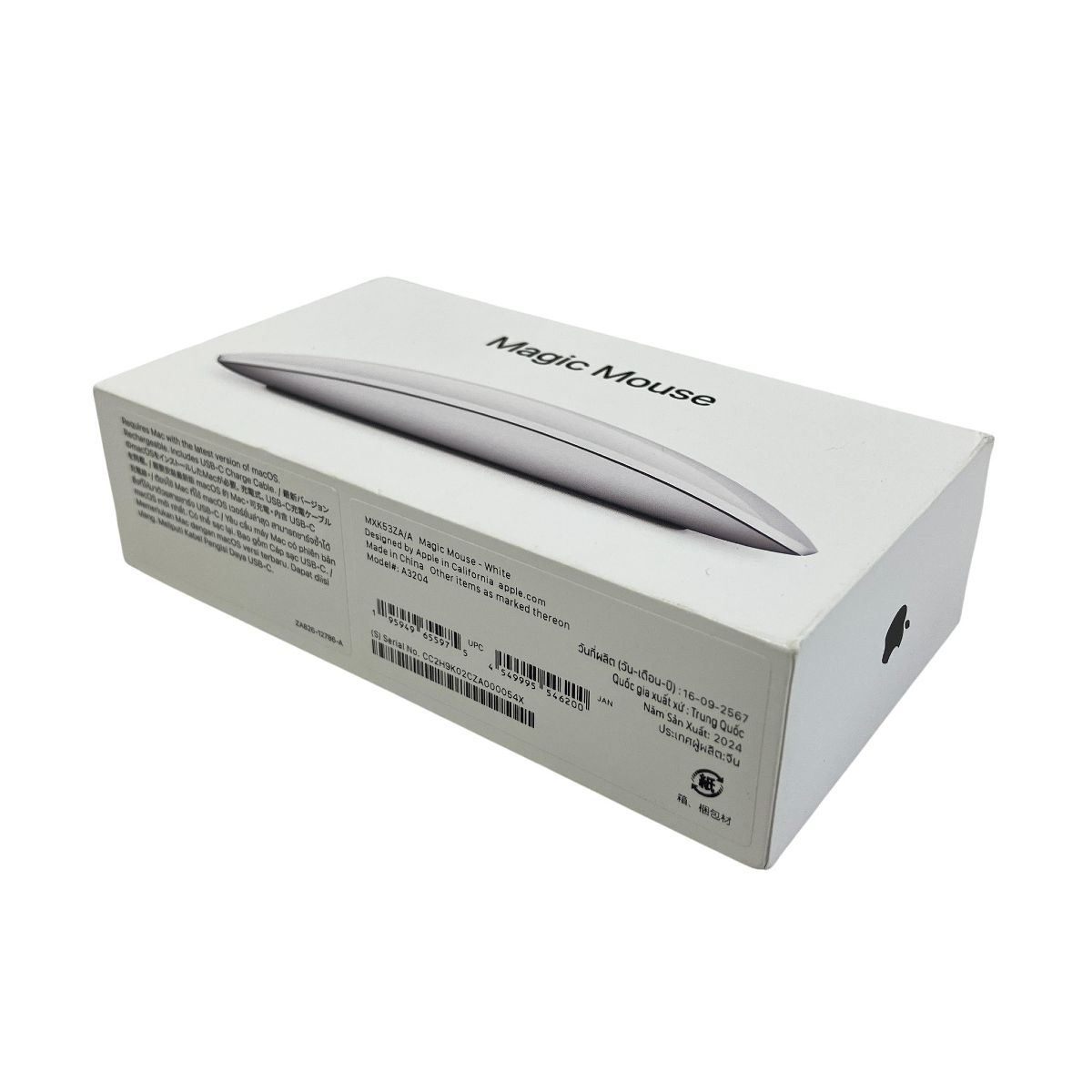 Apple A3204 Magic Mouse MXK53ZA|A マジック マウス ホワイト PC周辺機器 家電 ♥ 未開封 T10451893