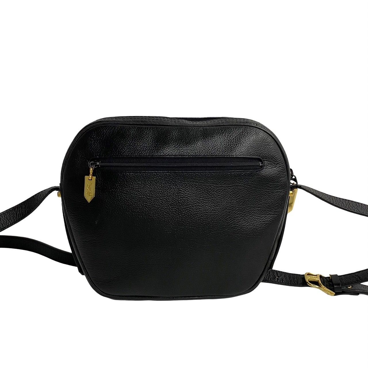 極 美品 イヴサンローラン YSL ロゴ レザー ショルダーバッグ ポシェット 極 美品 YVES SAINT LAURENT イヴ・サンローラン ロゴ レザー 本