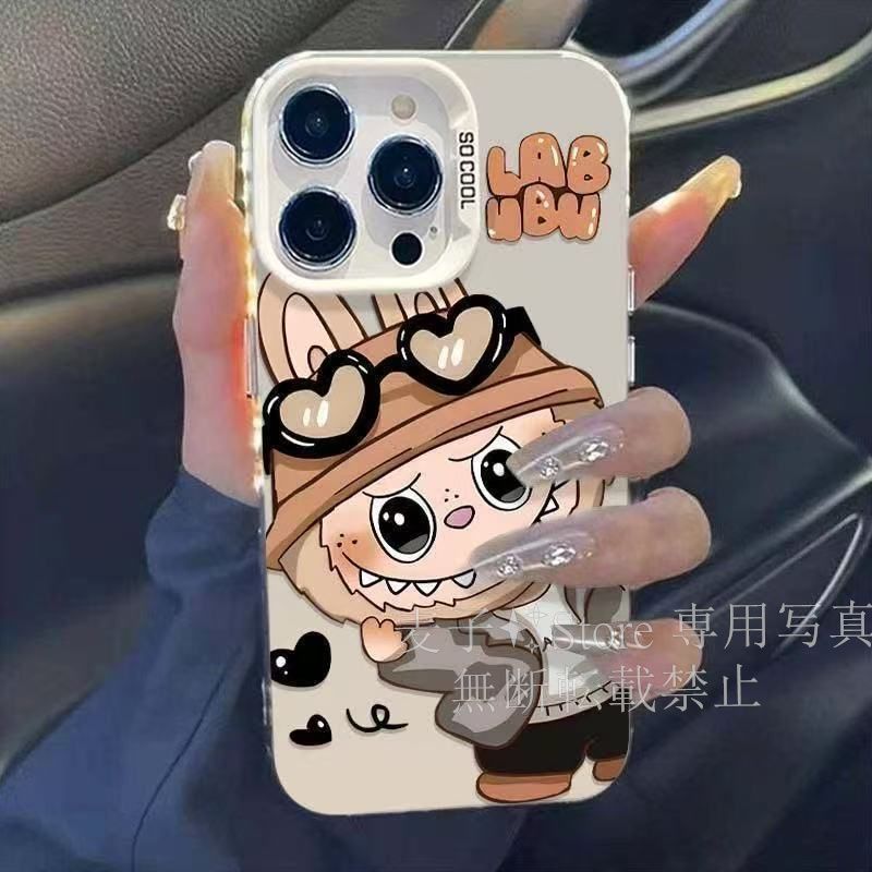 Labubuラブブ iPhoneケース iPhone16pro/16pro max/15pro/14携帯