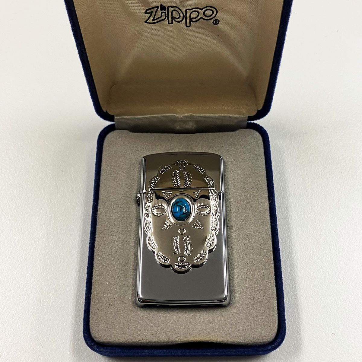 ZIPPO ジッポー ライター ターコイズ 着火未