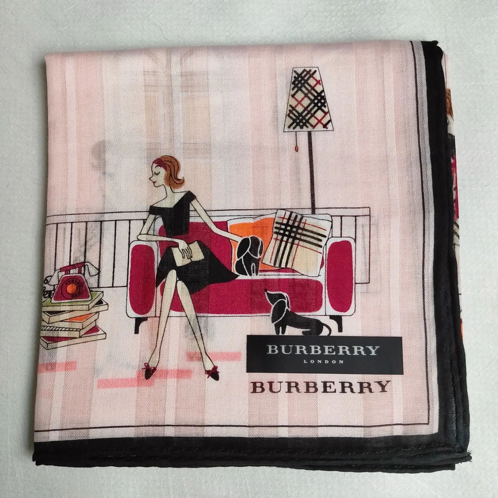 新品未使用】BURBERRY バーバリー レディース ハンカチ 女の子