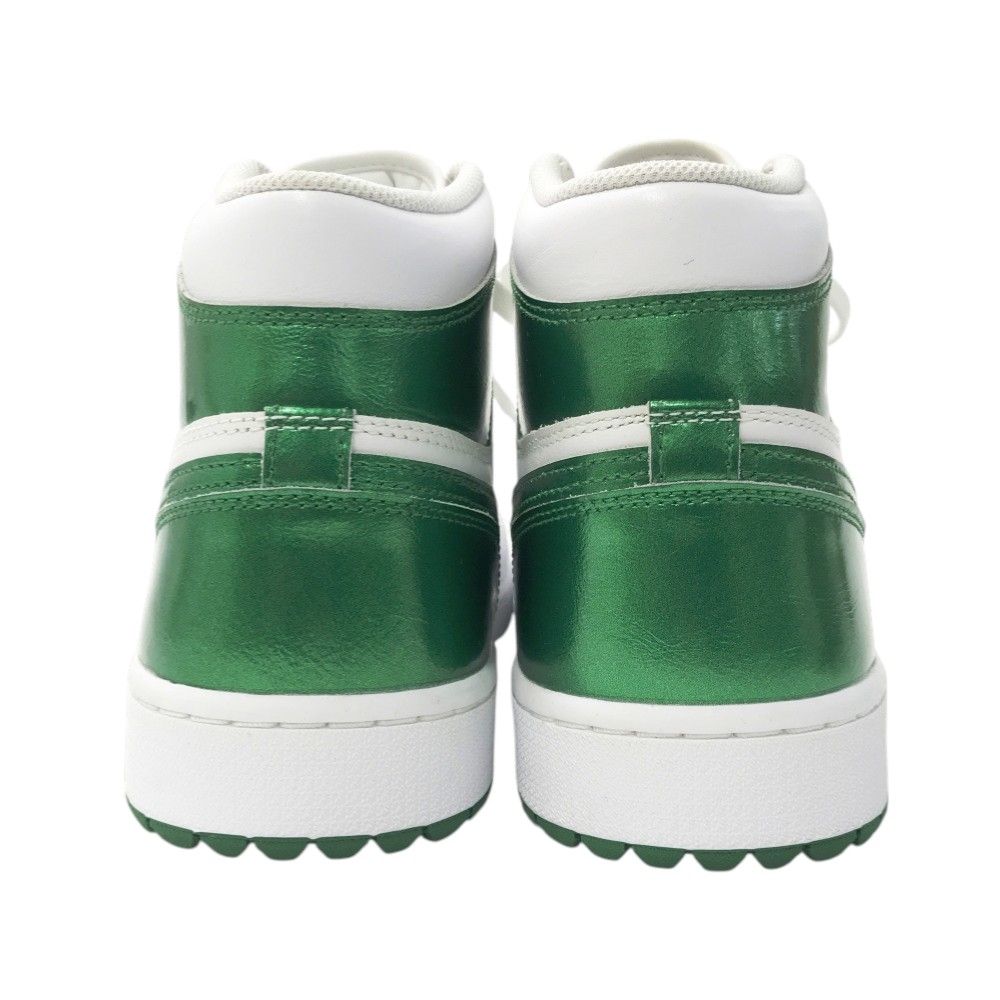 NIKE GOLF ナイキゴルフ DQ0660-130 ゴルフシューズ AIR JORDAN 1 HIGH G  グリーン系 30cm [240101119345] ゴルフウェア メンズ ストスト Nike Air Jordan 1 High Golf Metallic Green DQ0660-130 Men's