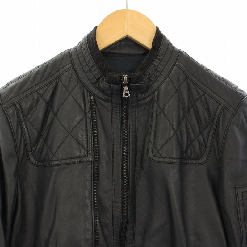 ニールバレット Neil Barrett ラムレザージャケット シングル ブルゾン