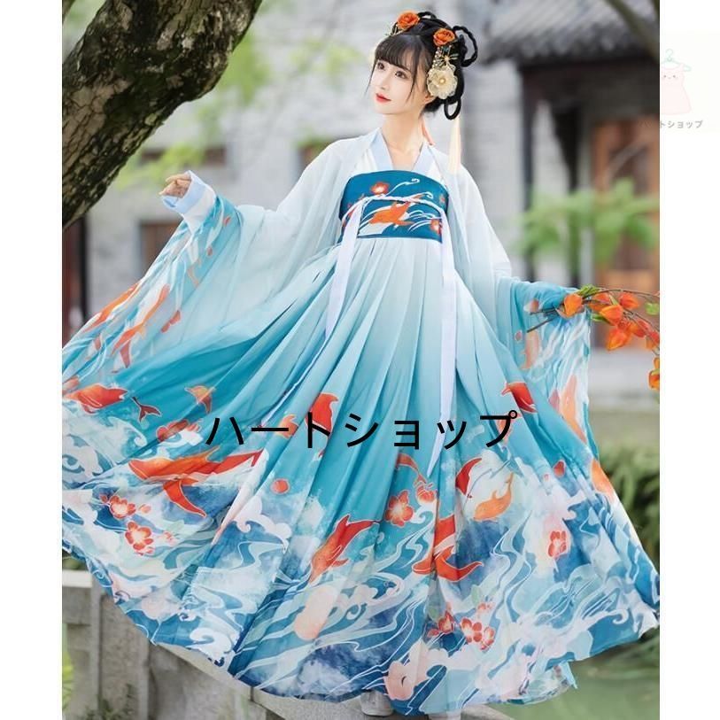 水色チャイナドレス風コスチュームセット 公式完売品】Malymoon マリー