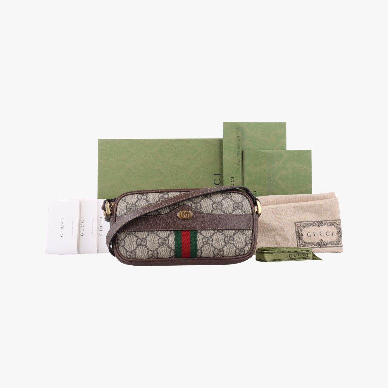 ☪ グッチGucciオフィディアマルチ PVCコーティングキャンバス598664