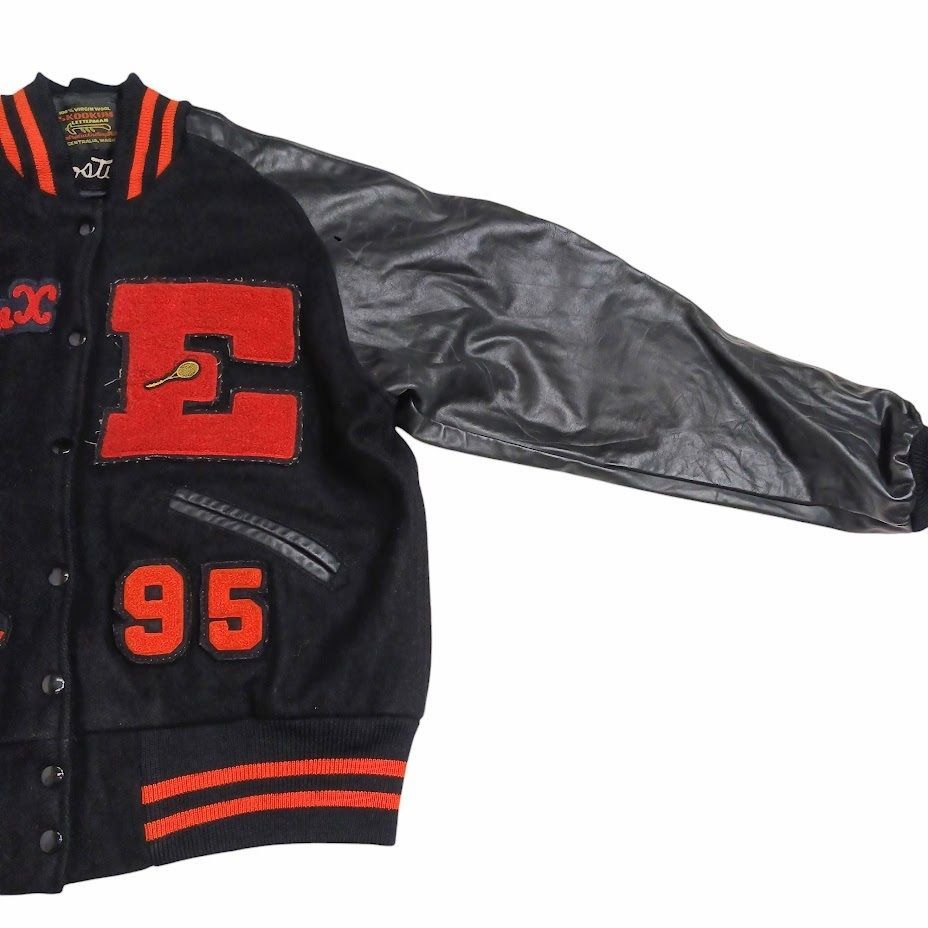 77circa/リメイクアワードJK/ブラック×ネイビー/スタジャン 77circa