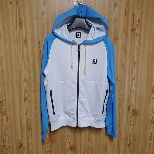 フットジョイ フード付き ジップアップパーカー M
