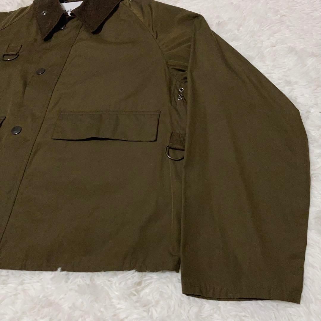 【人気モデル】バブアー 襟コーデュロイ L ノンオイル スペイジャケット本日まで 美品】バブアー スペイノンオイルジャケット 襟コーデュロイ