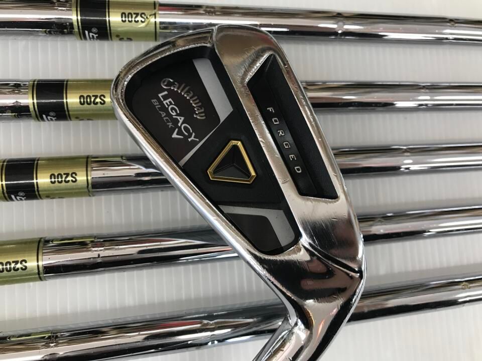 【即納】LEGACY BLACK | S200 | ダイナミックゴールド | 中古 | アイアンセット | キャロウェイ