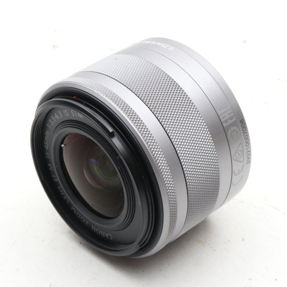 Canon 標準ズームレンズ EF-M15-45mm F3.5-6.3IS STM(シルバー