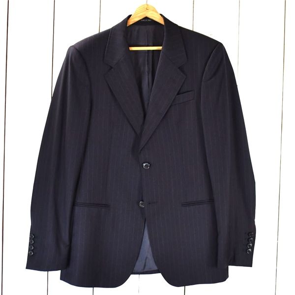 ヴェルサーチ 黒 チェスターコート 金ボタン サイズ50 美品 VERSACE