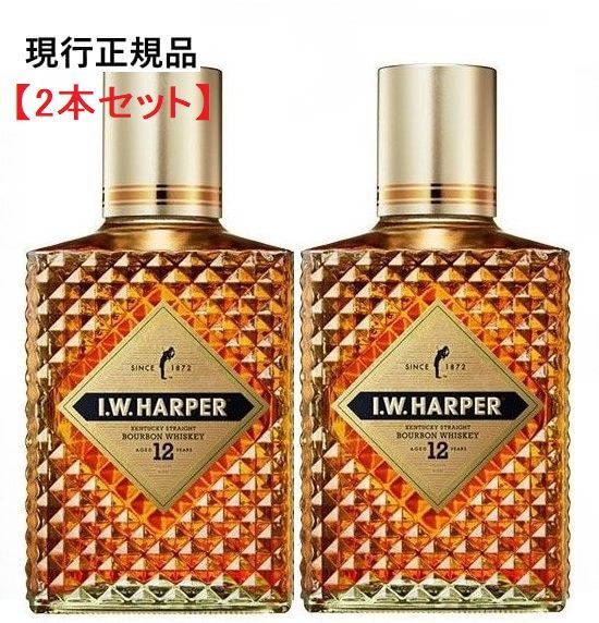 HSHI.W.HARPER12年 43% 750ml 正規品未開封 1円～ I.W.ハーパー 12年 バーボンウイスキー 43％ 750ml 計3本