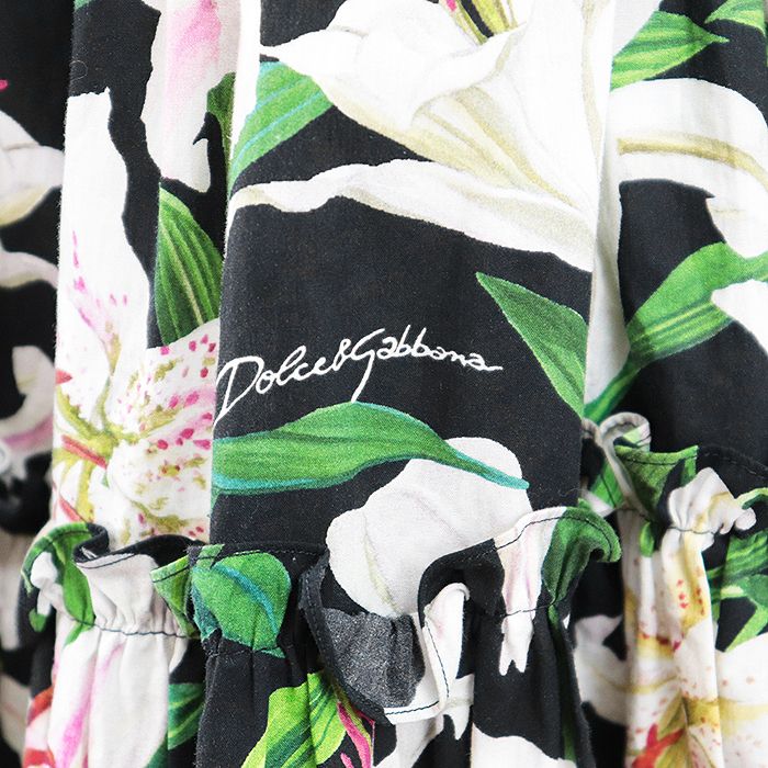 Dolce & Gabbana キッズ　花柄ワンピース　100サイズ Dolce & Gabbana Kids ドルチェ＆ガッバーナキッズ フローラル