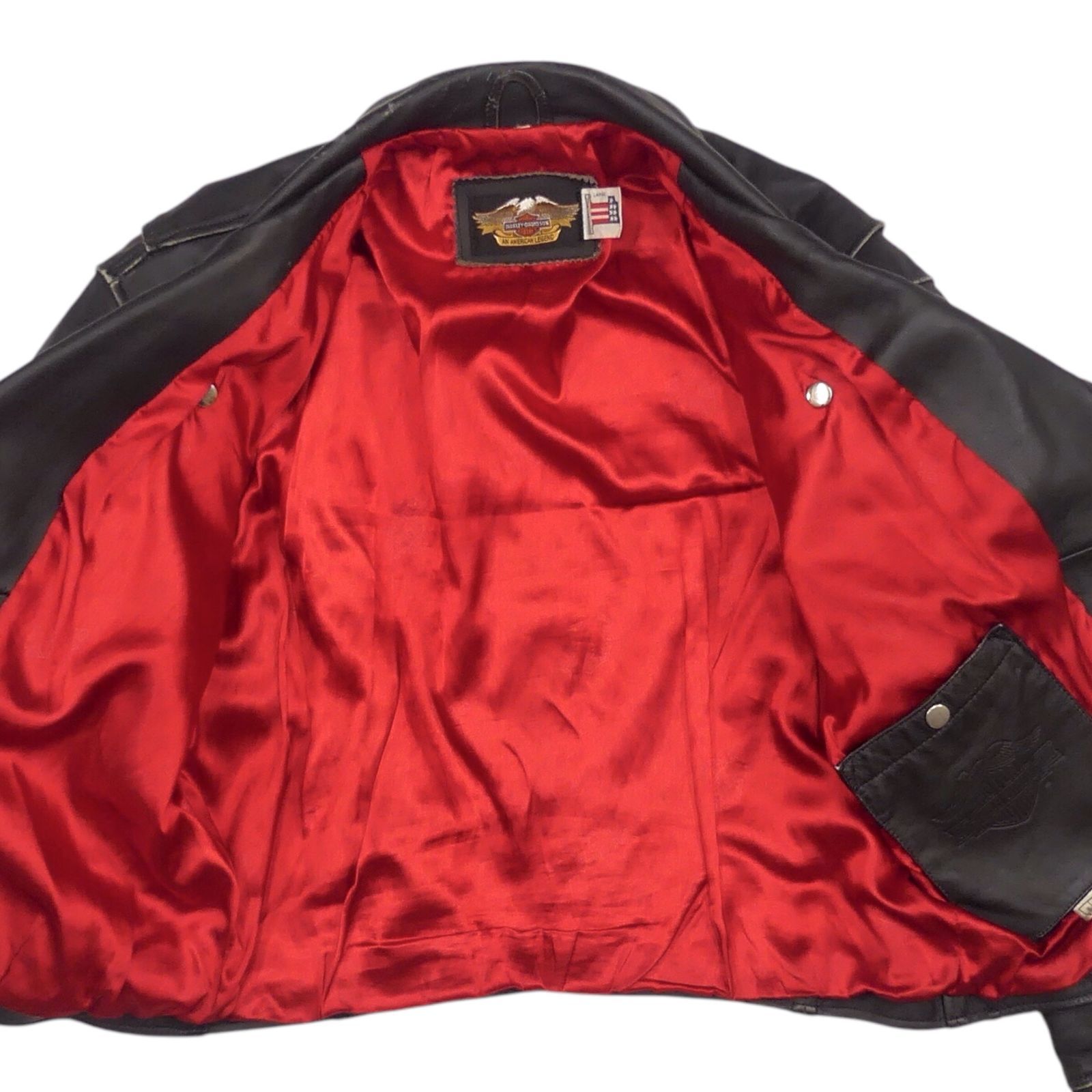 HARLEY DAVIDSON ハーレーダビッドソン ライダースジャケット L