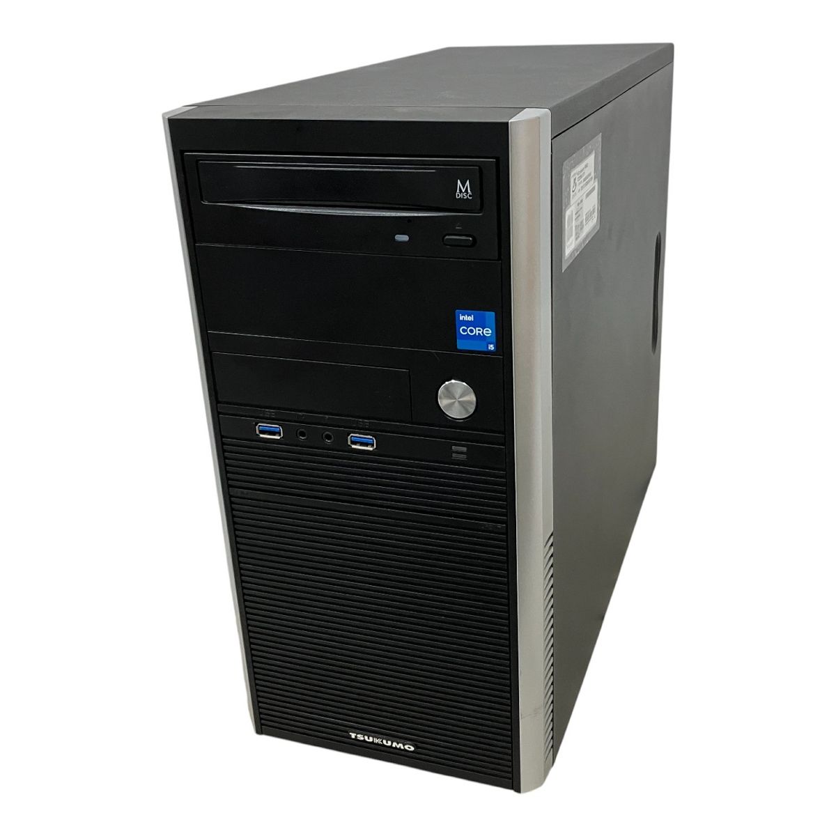BTOパソコン TSUKUMO RM5J-C222BN|CP1 G-GEAR デスクトップ パソコン i5 12400 16GB SSD 500GB win11 M10512025