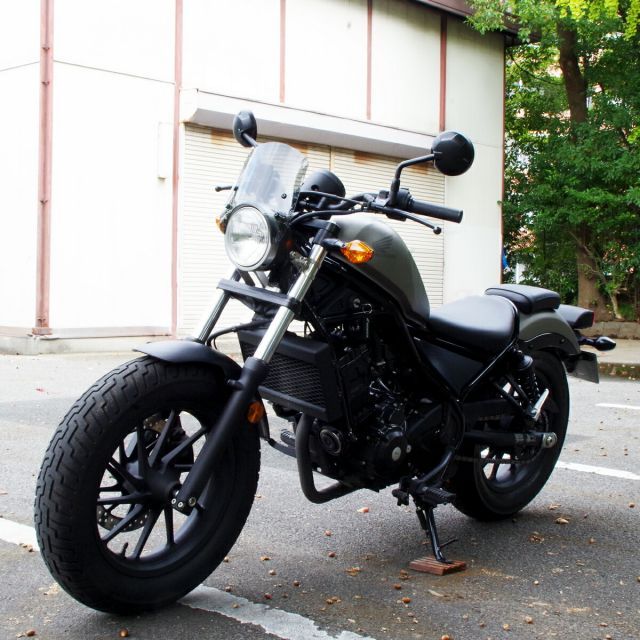 レブル250 レブル500 専用 ウィンドスクリーン ショート クリア レブル250 レブル500 専用 ウィンドスクリーン ショート クリア