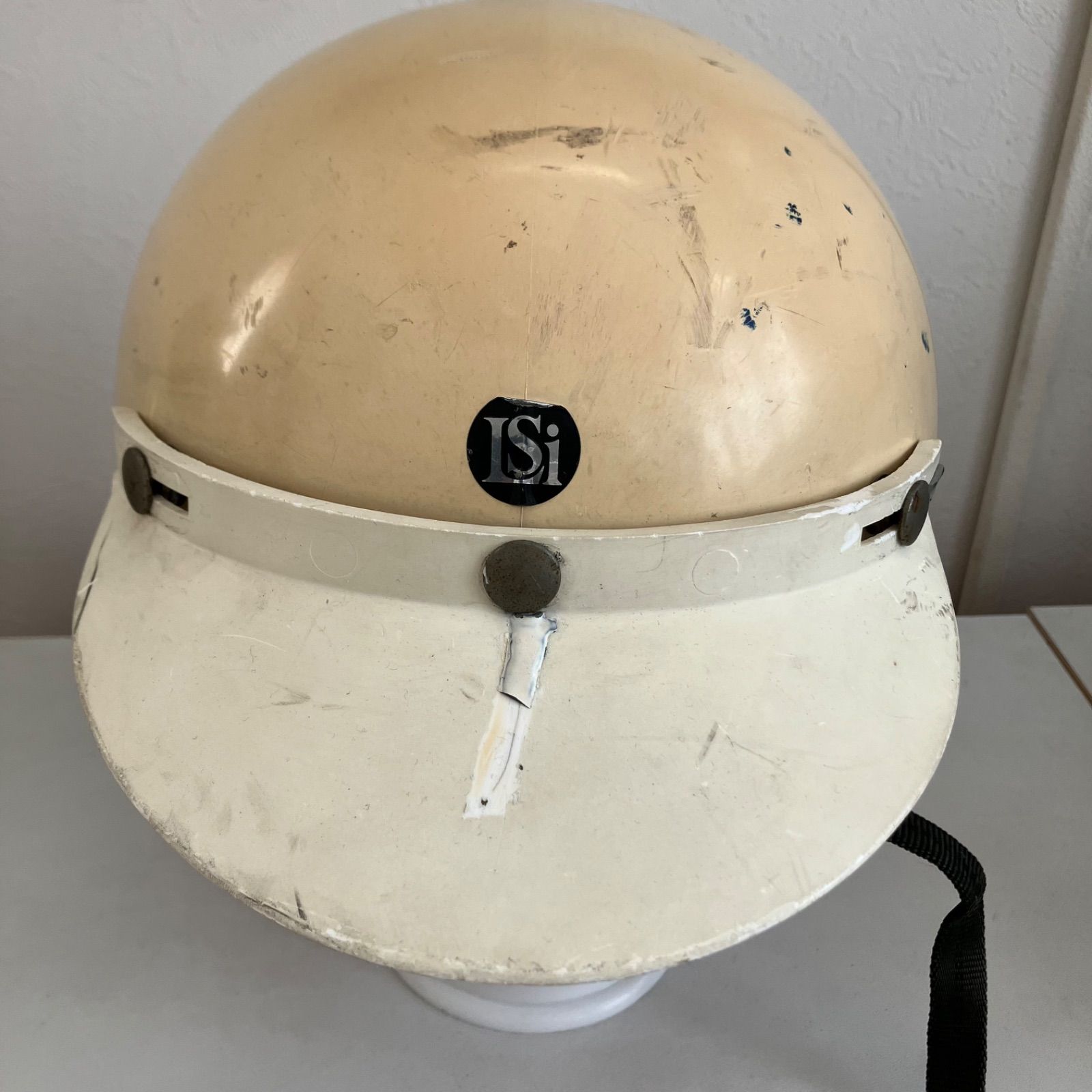 LSI☆ビンテージ ヘルメット Lサイズ 1970代年製 当時物 ハーフ