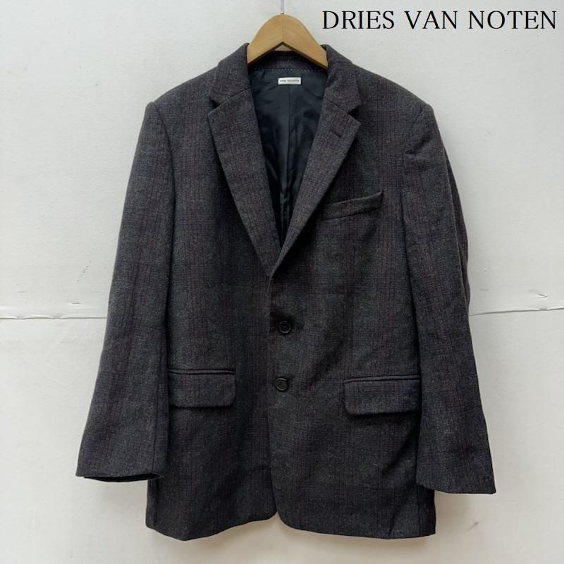 21ss DRIES VAN NOTEN 刺繍 スウェット ジップブルゾン 黒 DRIES VAN NOTEN 21SS 刺繍スウェットジップブルゾン