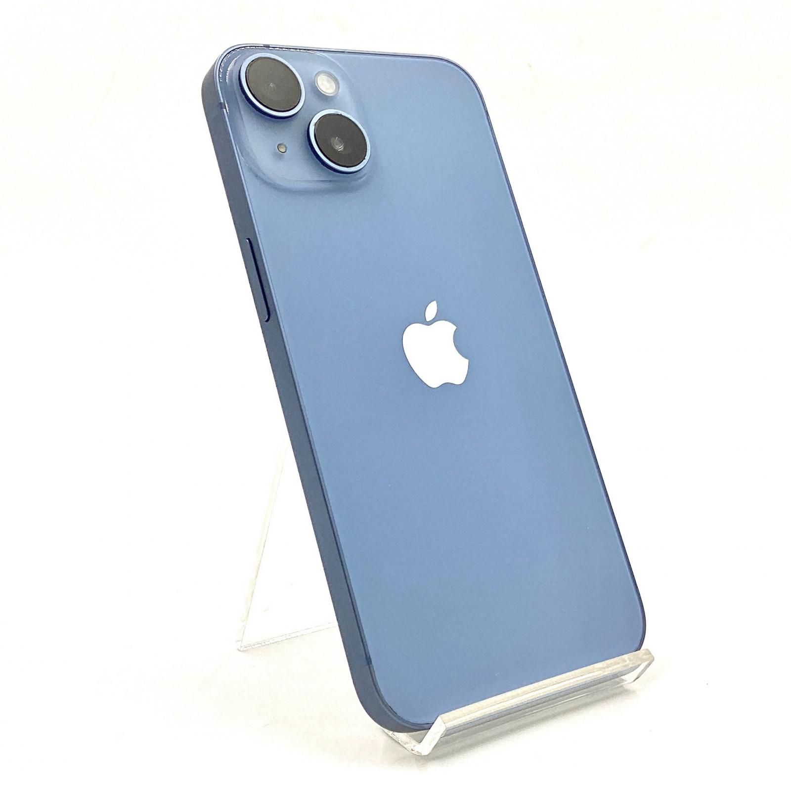 【全額返金保証】【最速発送】Apple iPhone 14 128GB ブルー 楽天モバイル 85% 動作確認済