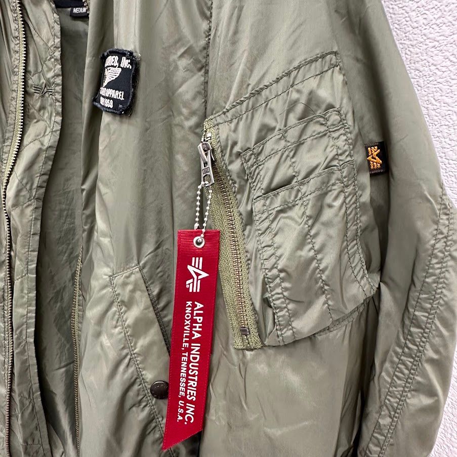 ALPHA INDUSTRIES アルファ MA1 フライトジャケット ワッペン - メルカリ