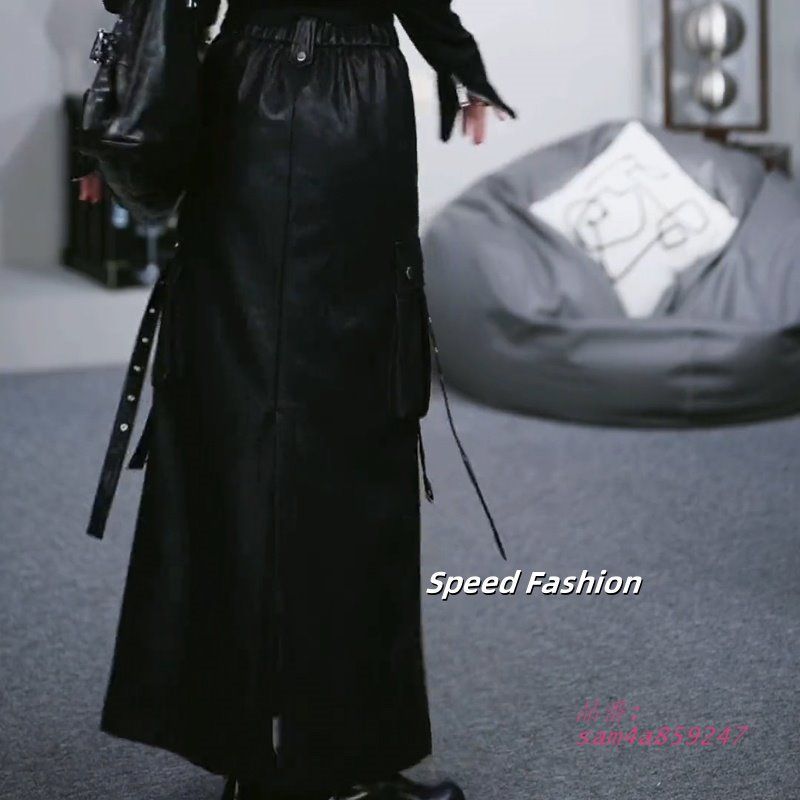 レザースカート