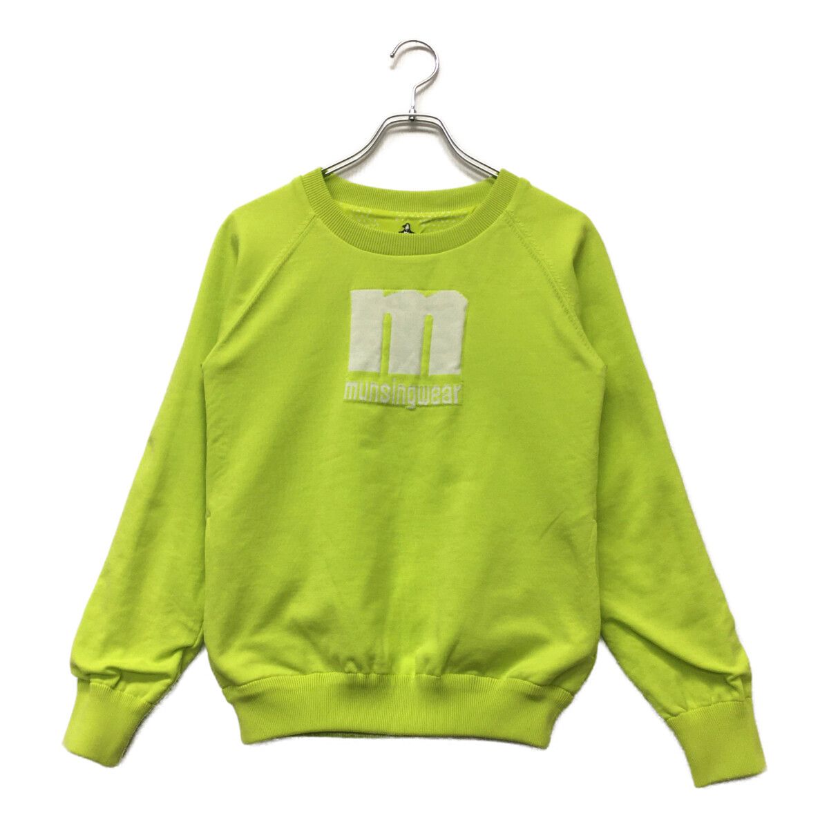 Munsingwear - coco 中古 マンシングウェア Munsing wear レディース ブルゾン M 黄緑 ライム クルーネック リバーシブル プルオーバー 中古 レディース マンシングウェア Munsing wear ブルゾン M 黄