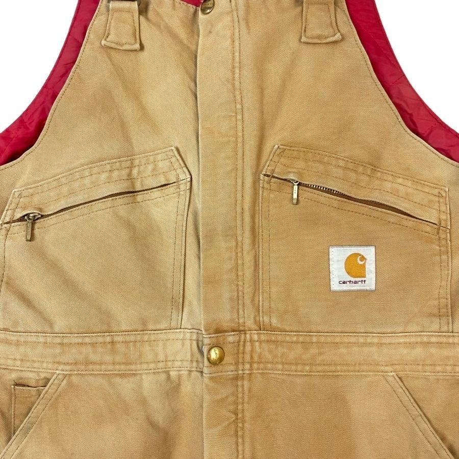 90sUSA製カーハートcarhartt中綿入りキルティングライナーダック