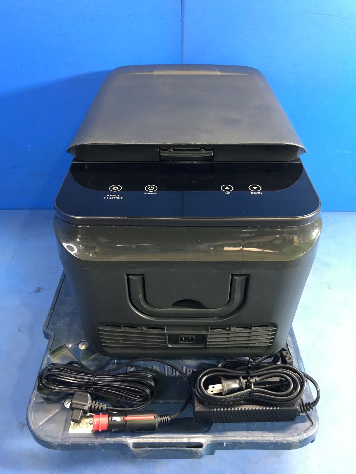 池商 電気クーラーボックス ポータブル冷蔵庫 18L DC|AC電源付き 冷凍 冷蔵 キャンプ アウトドア 140