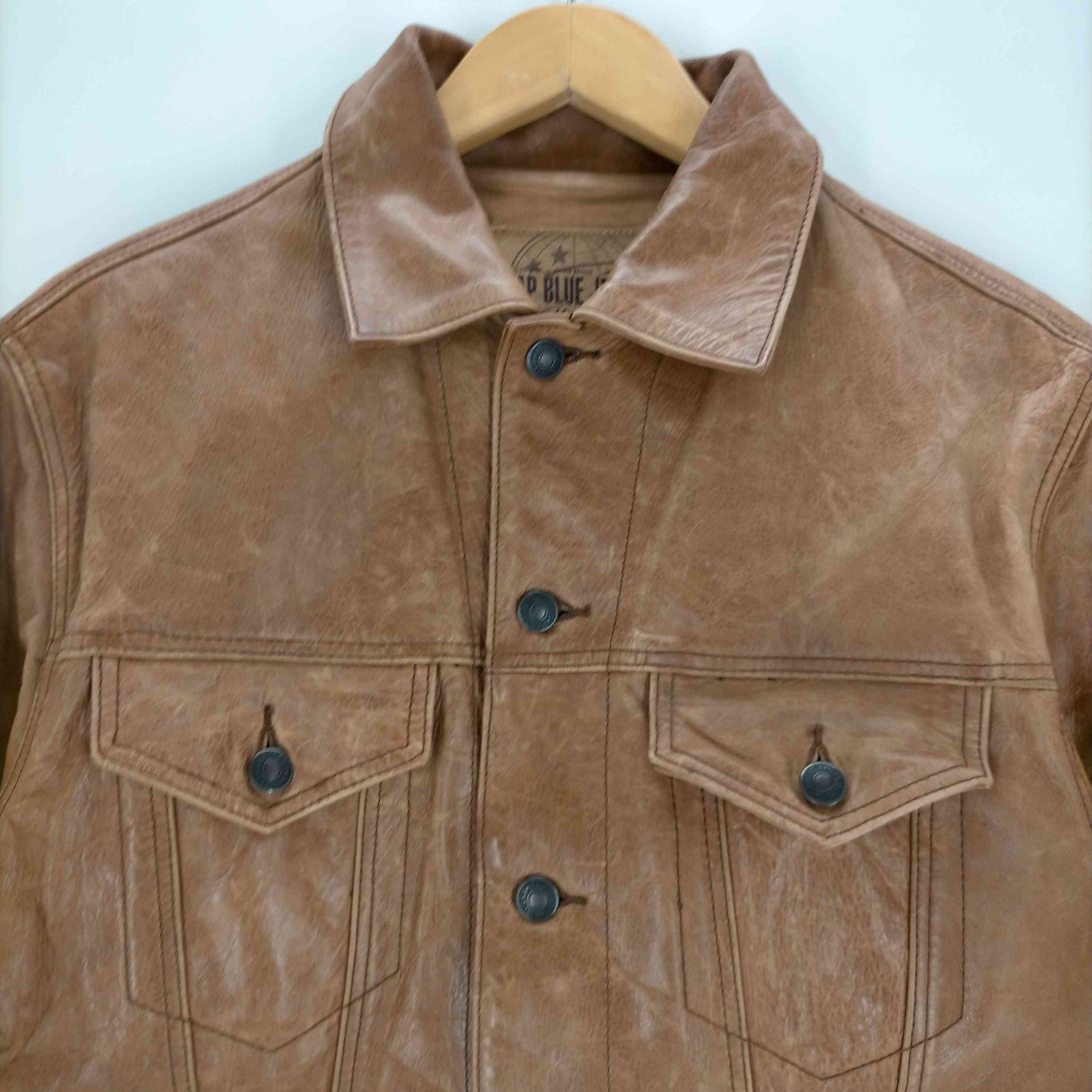 90s old gap レザートラッカージャケット 3rdタイプ old gap レザージャケット 90s オールドギャップ - メルカリ