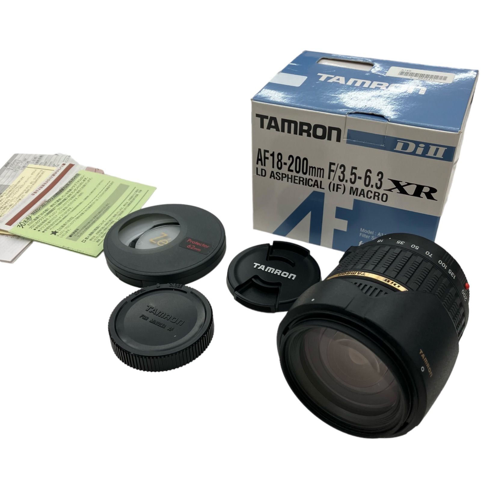 TAMRON XR AF18-200㎜F3.5-6.3 IF DiⅡA14 NIKON用 完動品 TAMRON