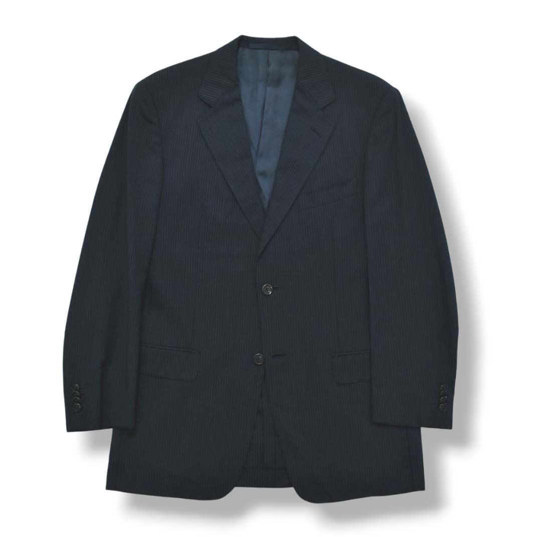 イタリア製 エルメネジルドゼニア Ermenegildo Zegna ピンストライプ柄 