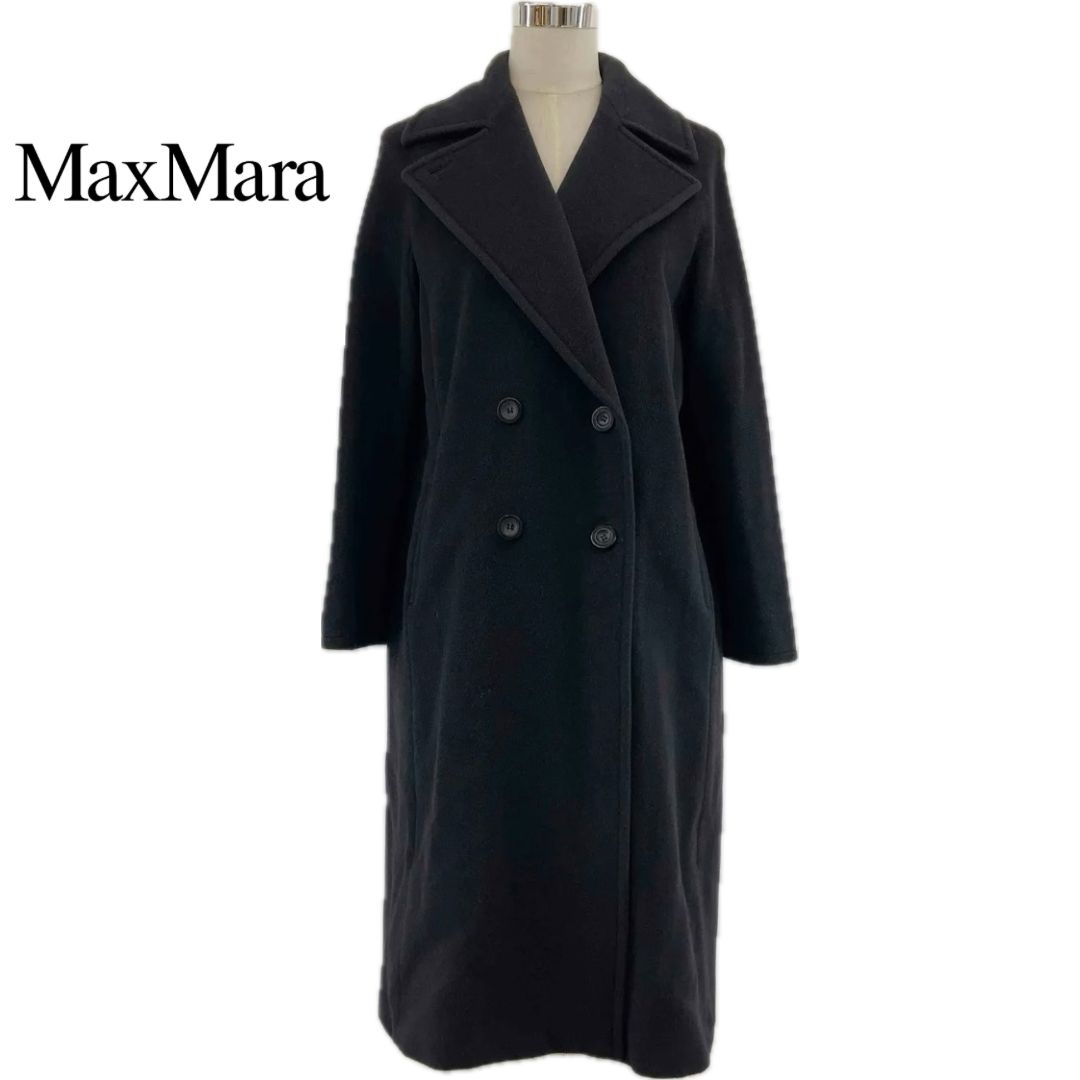 MaxMara マックスマーラ】【銀タグ/ダブルロングチェスターコート/40