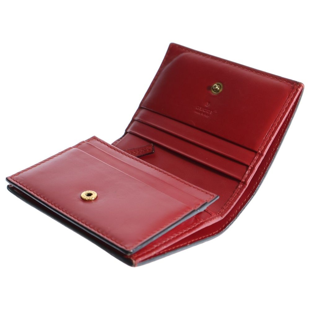 GUCCI (グッチ) グッチシマ チェリー コンパクトウォレット 三