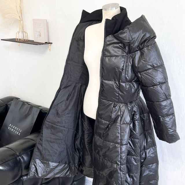 残り1点】 新品 未使用 レディース ダウンコート Aライン フレア 