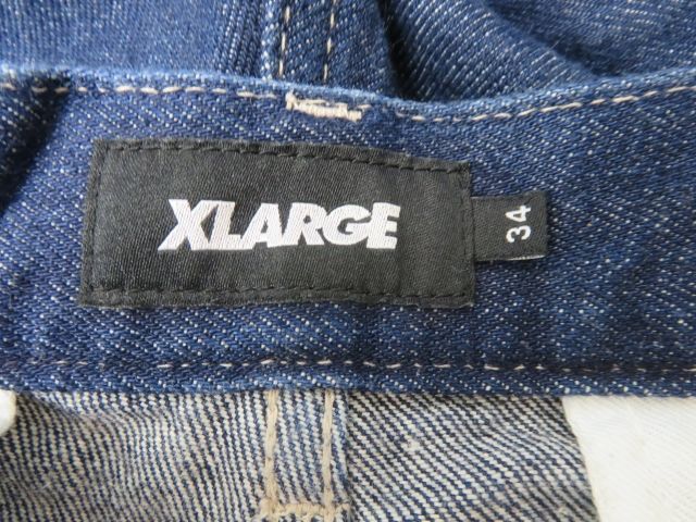 お気にいる】 X-LARGE◇ボトム/36/コットン/インディゴ/101204031010