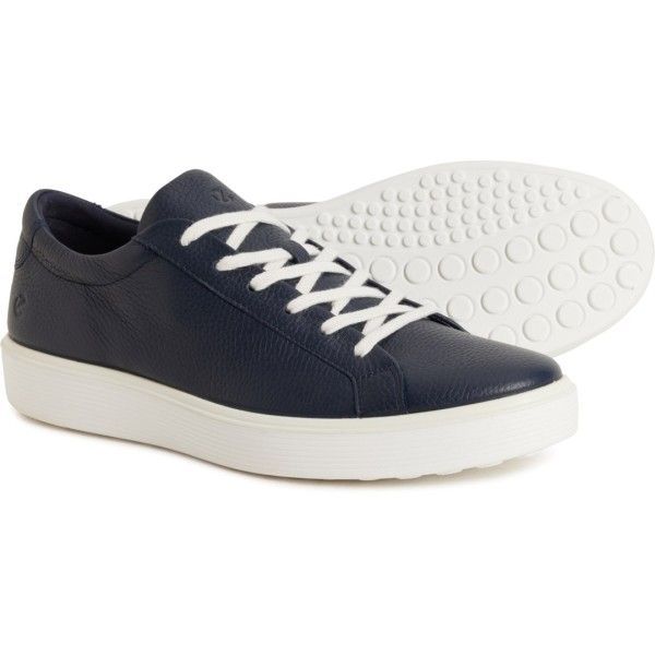 【送料無料】 エコー メンズ スニーカー シューズ ECCO Soft 60 Sneakers - Leather (For Men) Marine