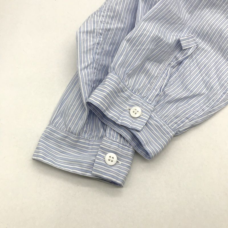 Bergfabel ストライプシャツ 美品 BFMSH27 A21 長袖 ボタンシャツ 
