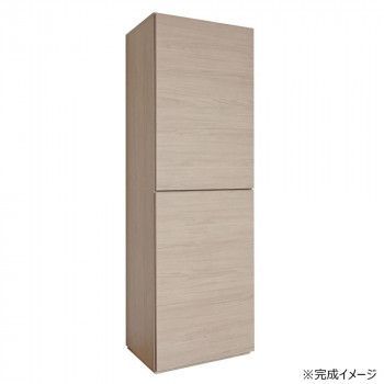日本製組立家具 縦型収納キャビネット CO-WS-1860T クルミ