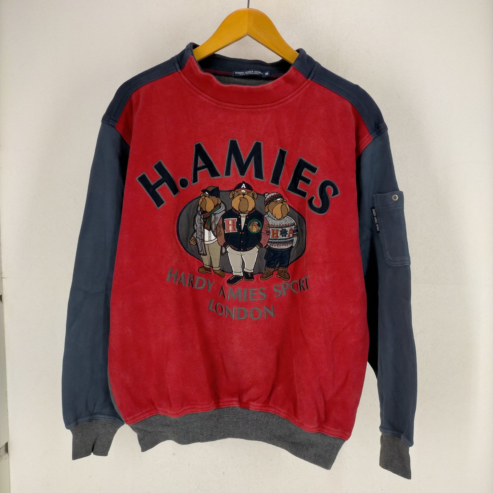 ♪♪HARDY AMIES ハーディエイミス メンズ スウェット SIZE M ブラック