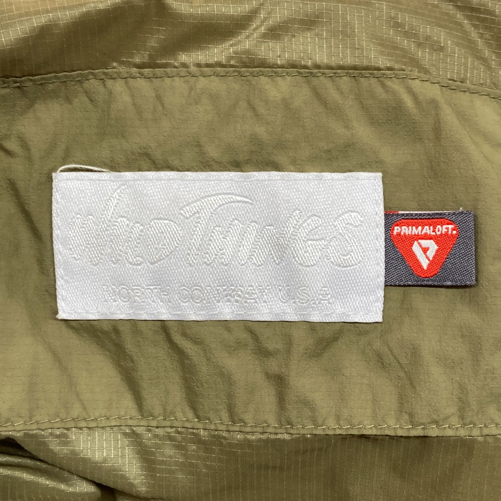 カーキ キルティングジャケット